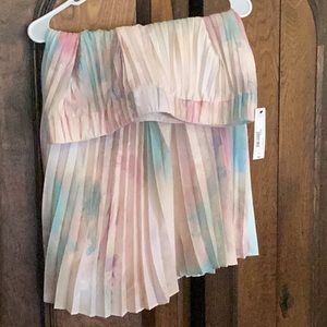 Pastel water colored WORTHINGTON skirt size XL